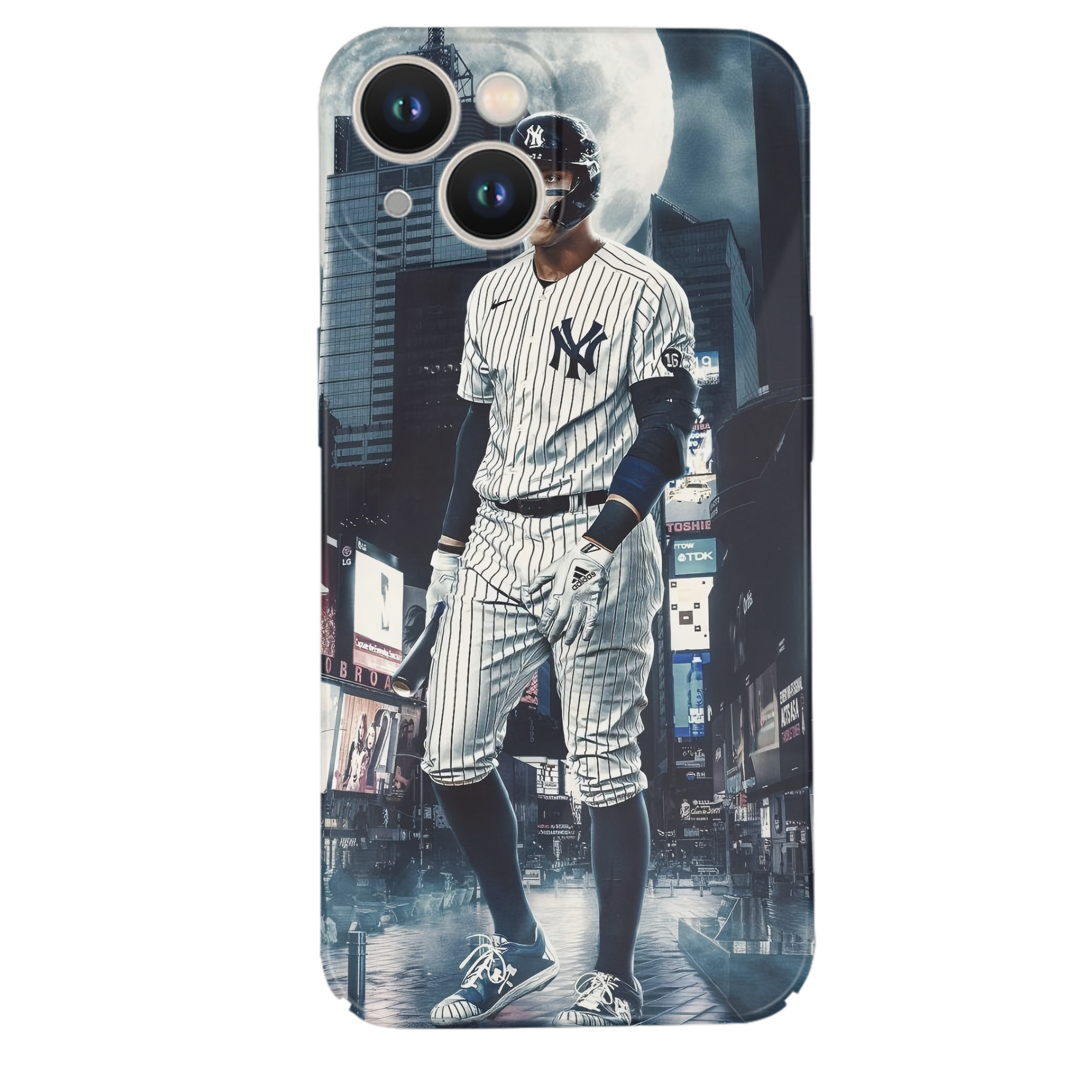 Aaron Judge 60 Home Runs 6 IPhone 14 Series Full-Cover Hard Case – Shockproof With Raised Camera Protection – Precise Cutouts, Wireless Charging Compatible – Durable, Anti-Yellowing, Easy To Clean